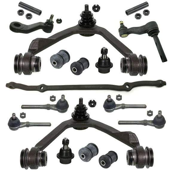 17 Pc Suspension & Steering Kit Control Arms & Ball Joints, Center Link With Idler & Pitman Arms Fits select: 1997-2003 FORD F150, 1997-2002 FORD EXPEDITION