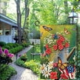 thumbnail image 4 of PHYHOO Summer Welcome Garden Flag Double Sided, House Yard Outdoor Decor, Seasonal Arrangement Home Outside lawn Farmhouse Decoration White, 4 of 6