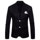 thumbnail image 5 of Traje de moda de primavera y verano para hombre, traje pequeño de lino y algodón ajustado a la moda para hombre, 5 of 6
