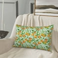 thumbnail image 5 of Goofa Tangerine Pattern Pillow Case – Plush & Soft Cushion Cover, Hypoallergenic Throw Pillow Case for Comfortable Sleep with Envelope Closure-20"x30", 5 of 6