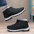 thumbnail image 6 of Xmyrz Mens Waterproof Snow Boots Indoor Versatile Recreation Non- Cozy Wide Calf Boots Winter Boots Mens Shoes, 6 of 9