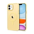 thumbnail image 1 of HAYAN Case for iPhone 11 Case Magnetic Translucent Matte Phone Cases 6.1" [Compatible with MagSafe] Thin Slim Fit Shockproof Bumper Hard Protective Cover for Women Men Girls, Frosted Yellow, 1 of 1