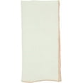 thumbnail image 2 of Fennco Styles Amelia Collection Classic Stonewashed Border Stitch 100% Pure Linen Cloth Napkins 20" W X 20" L, Set of 4 – Pink Dinner Napkins for Banquet, Wedding, Special Events and Home Décor, 2 of 4