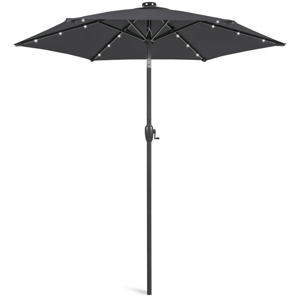 Best Choice Products 7.5ft Outdoor Solar Patio Umbrella for Deck, Pool