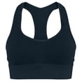 thumbnail image 7 of SGMVNU Racerback Sports Bras for Women Medium Support Unpadded Seamless Yoga Workout Yoga Gym Fitness Bra Size: M Black, 7 of 7