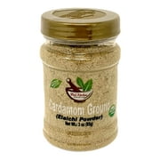 Desi Kitchen Spices All Natural | Salt Free | Vegan | NON GMO | Green Cardamom Ground (Green Elaichi Powder) 3oz With Freshness Guaranty By Rani Foods Inc