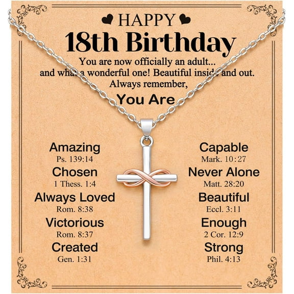 Happy 13th/14th/16th/18th/21st Birthday Gifts for Her, 13/14/16/18/21 Year Old Birthday Gift Ideas Necklace