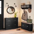 thumbnail image 4 of SoBuy FSR79-SCH,4 Drawers Shoe Cabinet Shoe Rack Shoe Storage Cupboard Organizer Unit,Black, 4 of 5