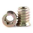 thumbnail image 1 of LHCER Screw-in Nut,20pcs Carbon Steel Hex Socket Drive Insert Nuts Threaded For Wood Furniture ,Insert Nut, 1 of 2