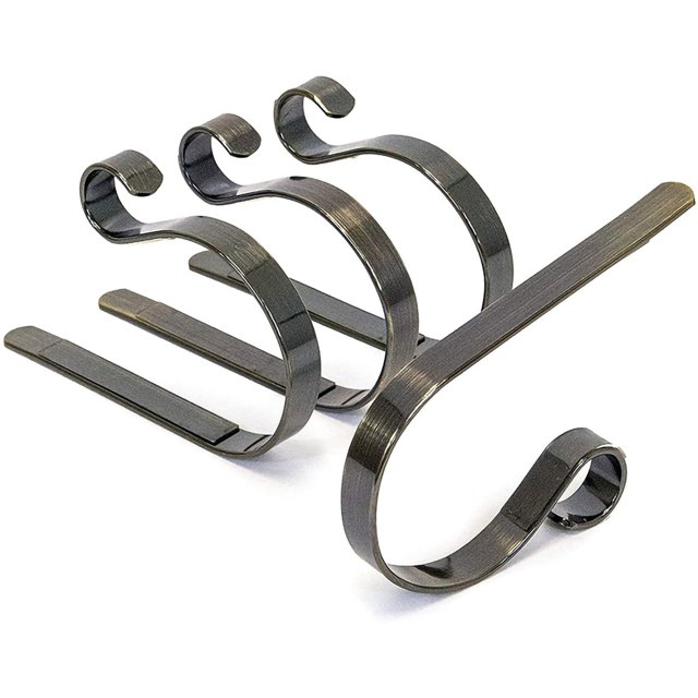 Gancho para calcetines navideños, Metal galvanizado, resistente al óxido, duradero, Color exquisito, superficie brillante, colgador para calcetines navideños