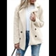 thumbnail image 1 of Abrigos de Invierno para Mujer, de Forro , Piel Sintética, de Oveja, Chaquetas Extragrandes y Modernas, Ropa de Abrigo Cálida Como la Leche 5XL, 1 of 9