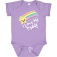 thumbnail image 3 of Inktastic I Love My Daddy Boys Girls Star Rainbow Boys or Girls Baby Bodysuit, 3 of 5