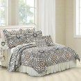 thumbnail image 1 of Serenta 7 Piece Printed Microfiber Tradewinds Bedspread Quilts Set, Queen, 1 of 4