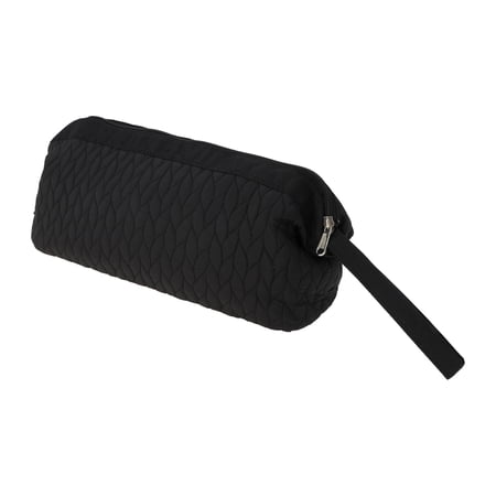 Unique Bargains 1 Pc Curling Iron Travel Case Portable Solid Hair Tool Organizer Black