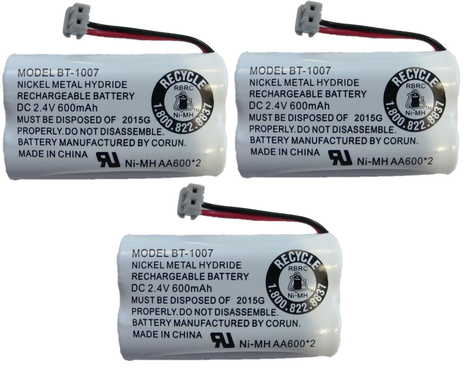 Genuine Uniden Model Bt 1025 Rechargeable Cordless Handset Phone Battery 2 Pack