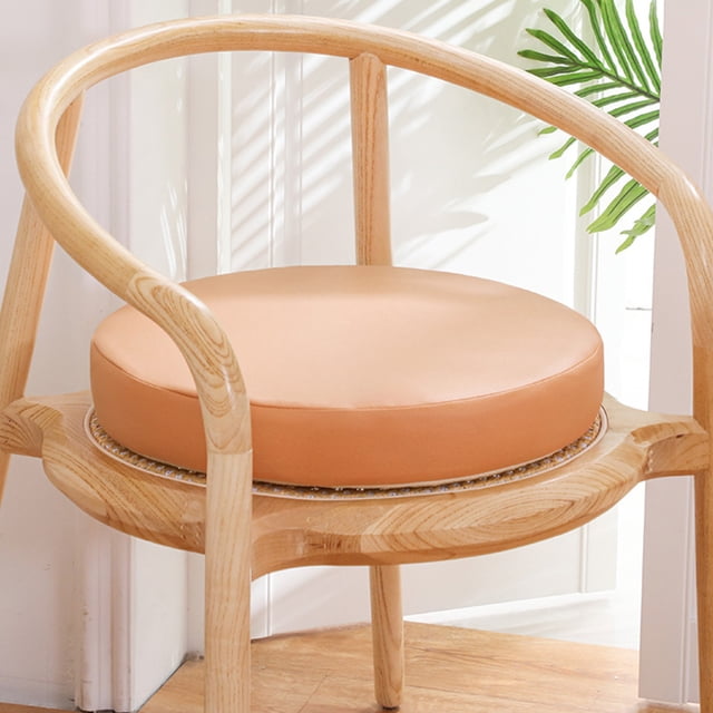Xihbxyly Cojín de Asiento Impermeable, Ergonómico de Cuero Artificial, Diseño Antideslizante, Alfombrilla para Silla de Oficina, Esponja Suave y Cómoda, Fácil de Limpiar, Tamaño 40 X 40 Cm.