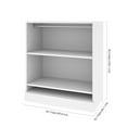 thumbnail image 7 of Bestar Versatile 36"W Low Small Engineered Wood Closet Organizer in White, 7 of 7