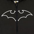 thumbnail image 5 of DC Comics Justice League Batman Toddler Boys Fleece Zip Up Cosplay Hoodie Toddler to Big Kid, 5 of 5