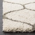 thumbnail image 3 of Hawthorne Collection Ivory Shag Rug - 4' x 6', 3 of 5