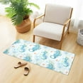 thumbnail image 4 of Cute Seahorse Fish Luxury Kitchen Rug Non Slip Bathroom Plush Mat Shaggy Bedroom Carpet 39"x20", 4 of 6