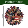 thumbnail image 3 of Clearance ! Pedty Wreath 4th Of July Wreaths for Front Door 17.7 '' Independence Day Simulation Garland for Indoor Outdoor Party Decoration, 3 of 9