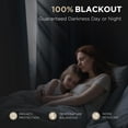 thumbnail image 3 of Cortinas Blackout Joydeco 100% Opacas 42x160 cm 2 Paneles, 3 of 9