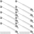 thumbnail image 1 of WWS-10 Pack 11 Inch Gas Struts, 100N Soft Close Gas Strut Lift Support Cabinet Hinges with Mounting Hardware for Cabinets, RV Door Posts, Toolbox, Cupboard, Silver, 1 of 4