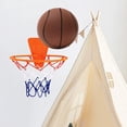thumbnail image 2 of AMLESO Silent Basketball with Hoop Portable No Noise Children Adult Toy Coffee Size 5, 2 of 9