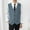 Sky Blue, variant on Mens Suit Vest Qiggri Men's Fashion Temperament Sleeveless Lapel Solid Color Pocket Suit Jacket Vest For Men