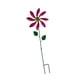 thumbnail image 1 of Escultura artística de jardín con estaca de hierro y flores, adorno impermeable rosa roja, 1 of 8