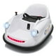 thumbnail image 1 of Coche de choque eléctrico para niños y bebés, automóvil 12V con control remoto parental, luces LED, 2 velocidades, giro 360°, 1 of 8