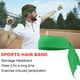 thumbnail image 4 of Sonducket Diadema deportiva de moda, bandas para el sudor traseras ajustables, accesorios de estilo atlético Multicolor de secado rápido para tenis y Accesorio para el cabello Verde, 4 of 6