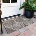thumbnail image 6 of Addison Rugs Chantille Indoor/Outdoor Transitional Nature Chocolate Washable Rectangle Rug, 1'8" x 2'6", 6 of 6