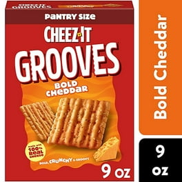 ピーナッツページです✨ Cheez-It Grooves Crunchy Cheese Crackers, Sharp White