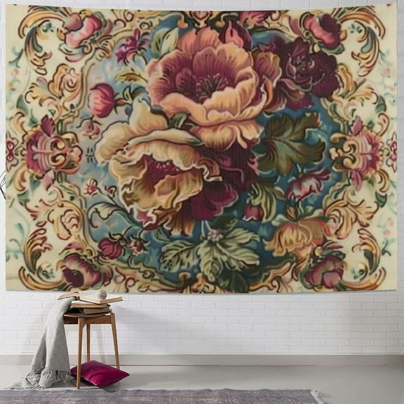 BCIIG Flowers Tapestry Wall Hanging Unique Style Graphic Tapestries Home Decor Art Living Room Bedroom Farmhouse Dorm 40x30inch