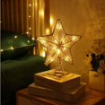 thumbnail image 1 of Christmas Star Tree Topper, Battery Powered Tree Star with Lights and Sequins, Christmas Tree Topper Lighted for Home Holiday Xmas Tree Christmas Decoration, Gold, 1 of 9