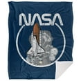 thumbnail image 2 of NASA Blanket, 50"x60", Space Shuttle Silky Touch Sherpa Back Super Soft Throw Blanket, 2 of 5