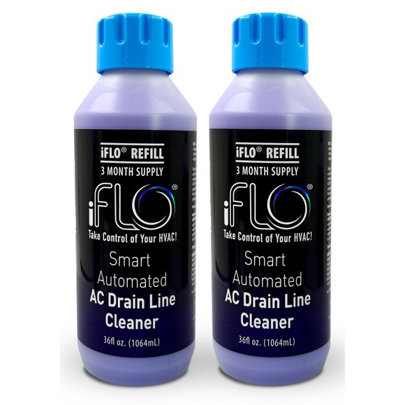 Cartucho limpiador inteligente y automatizado para tuberías de desagüe de aire acondicionado iFlo, 1 litro