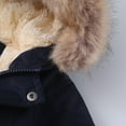 thumbnail image 3 of AAMILIFE Boy's Thick Cotton Padded Parka Jacket Hooded Fleece Coat, 3 of 7
