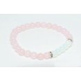 thumbnail image 6 of K-KED Natural Rose Quartz Moonstone Bracelet 6mm Gemstone Elasticated Stone, 6 of 6