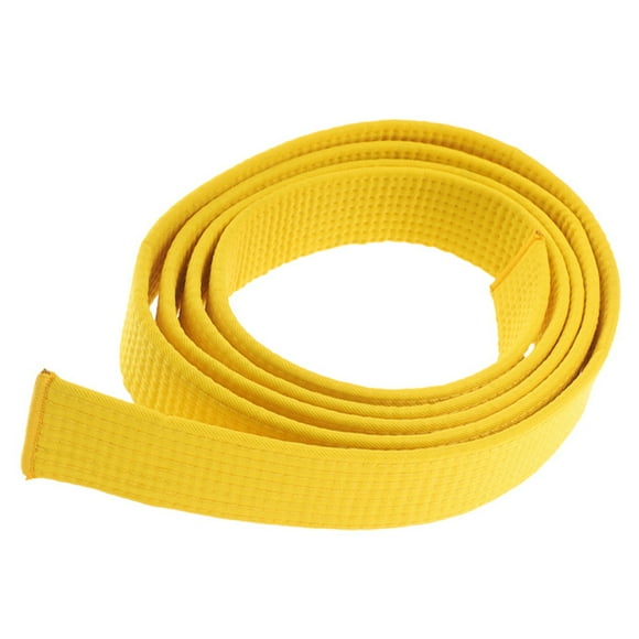 TABLZONE Ceinture Traditionnelle Jaune pour Taekwondo en Coton avec Résistance à l'Abrasion pour l'Entraînement