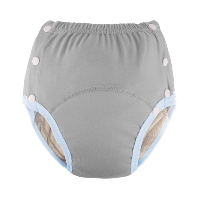 MERIGLARE Reusable Adults Cloth Diapers Wraps Incontinence Pants Quick to Gray
