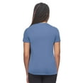 thumbnail image 3 of Expert Brand USA-Made Women's Siro Casual V-Neck T-Shirt, Stone Blue, XL, 3 of 5
