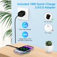 thumbnail image 2 of Cargador inalámbrico Eusbote 15W Fast Charging Pad QC3.0 110-240V, 2 of 7