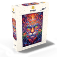 thumbnail image 2 of MyPuzzle - Mystical Psychedelic Cat - Premium 500 Piece Jigsaw Puzzle for Adults, 2 of 6