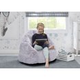 thumbnail image 4 of Delta Children Cozee Fluffy Chair, Kid Size (For Kids Up To 10 Years Old), 4 of 7