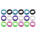 thumbnail image 1 of 18pcs Silicone Finger Rings Scissor Rings Salon Grooming Scissors Accessories, 1 of 8