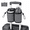Gray, variant on Travel Luggage Cup Holder for Suitcase Handle, Hands Free 2 Cup Drink Bag Organizer, Foldable Carry On Beverage Holder for Coffee, Water Bottle, Milk Tea, Phone, Passport, Fits Most Rolling Suitcases