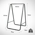 thumbnail image 7 of Zimtown Hammock Chair Stand, Portable Outdoor Frame for Patio Garden, Stand Only, Black, 7 of 7