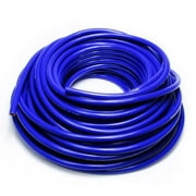 HPS HTHH-075-BLUE 3/4" ID Sold per feet 1-ply Blue Silicone Heater Hose